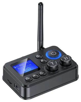 Produktbild von INF Bluetooth Audio Adapter ABS 10.1x9x3.65cm Sender Empfänger für TV