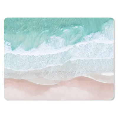 Produktbild von MuchoWow® Mauspad Mousepad Meer - Strand - Blau - Natur 40x30 cm - Mousepads - Maus Mat - Pad - Mausunterlage - Anti Rutsch