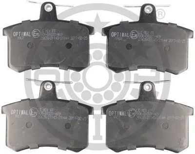 Produktbild von OPTIMAL Bremsbeläge Satz Hinten Bremsklötze für AUDI A4 Limousine (8D2, B5) BP-09907