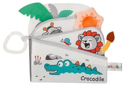 Imagen del producto de Libro sensorial del zoológico para bebés: fomenta el desarrollo