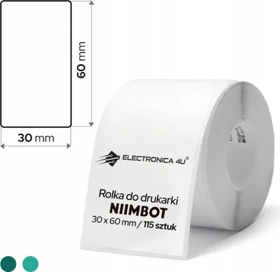 Immagine prodotto di Etichette autoadesive adesivi a trasferimento termico per Niimbot M2 M3 30x60