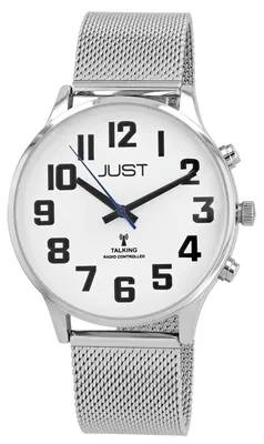 Produktbild von Just Funkuhr Sprechende Uhr Milanaiseband