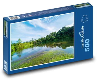 Obrázek produktu pro Puzzle 500 Vodní nádrž - krajina, příroda - martinpuzzle