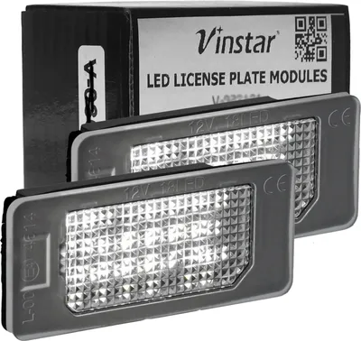 Produktbild von Vinstar LED Kennzeichenbeleuchtung kompatibel mit AUDI A1 8X A4 8K A5 8T A6 C7 A7 4G TT 8J Q5