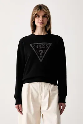 Imagen del producto de Sudadera para mujer Guess, modelo W6YQ04, color negro (jblk)