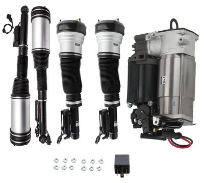 Produktbild von 4X Federbeine Vorne Hinten Luftfederung + Kompressor for Mercedes W220 S Klasse