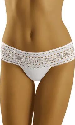 Produktbild von Wolbar Strings Dame Dessous Spitze WB310, weiß, L