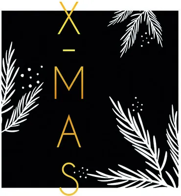 Produktbild von Weihnachten - X-Mas Black - Servietten - 33 x 33 cm -  20 Servietten