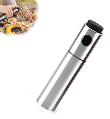 Ölsprüher aus Edelstahl, 100 ml, für Küche & Grillen
