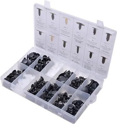 Produktbild von SW-Stahl S8017 Kabelbaum-Clip Sortiment, 340 teilig