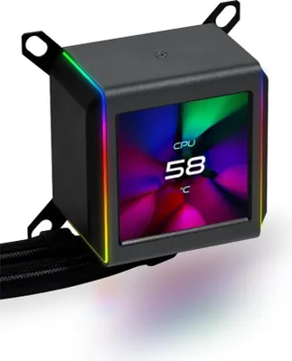 Immagine prodotto di LIAN LI GALAHAD II LCD 360 completo di raffreddamento ad acqua, ARGB - nero (GA2ALCD36B)