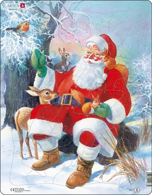 Obrázok produktu pre Hračka Puzzle Santak so zvieratkami 32 dielikov
