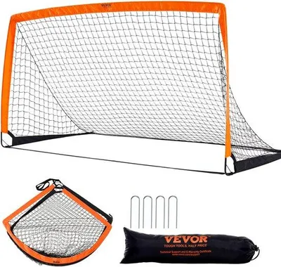 Image de But de football VEVOR Profi Soccertor 1 pce 1900 x 1000 mm, But de football pop-up d'extérieur, But de football pliable portable, Mur de but d'extérieur de haute qualité pour adultes & enfants, Buts de football de jardin