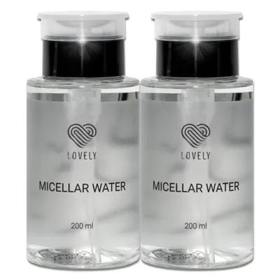 Produktbild von Mizellenwasser Wimpernverlängerung Wimpernreinigung Gesichtsreinigung von Lovely, 2x 200ml