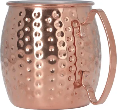 Produktbild von Moscow Mule Becher Exquisite 304 Edelstahl 500ml große Kapazität Cocktail Becher für Bars Hotels Restaurants Rose Gold