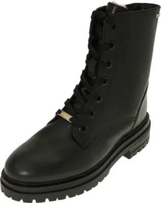 Produktbild von s.Oliver  Damen Lace Boot Flat Art: 5-5-26253-27 in black (schwarz) - Größe:40