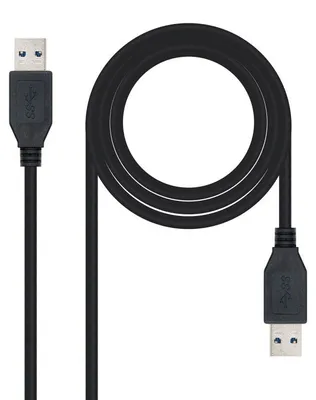 Produktbild von USB-Kabel NANOCABLE 10.01.1001 Schwarz