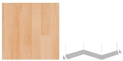 Produktbild von Getalit Endkappen Plus 35 x 25 x 15 mm, Buche