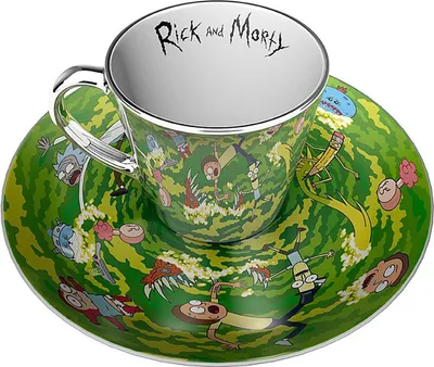 Produktbild von RICK AND MORTY - Mirror Tasse/Becher & plate set - Portal