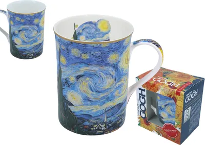 Productafbeelding van Klassieke nieuwe mok - V. van Gogh, Sterrennacht (CARMANI)