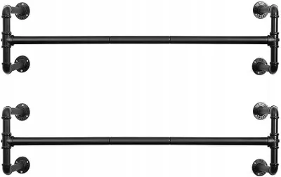 Produktbild von Songmics Robuste Wandgarderobe für Kleidung, 2 Stück