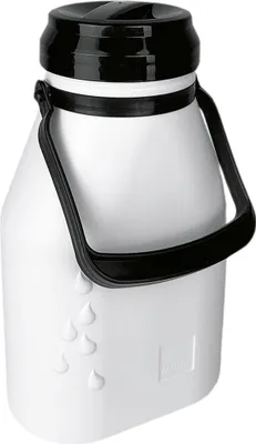 Produktbild von Metrox Milchkanne Weiß 2 Liter (Schraubverschluss, Tragehenkel, Kippsicher)