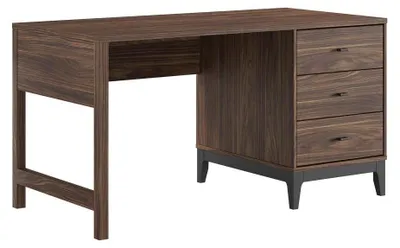 Image de Vipack Bureau ilyas couleur noyer