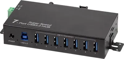 Produktbild von LOGILINK USB-Hub UA0444 7-Port Industrie
