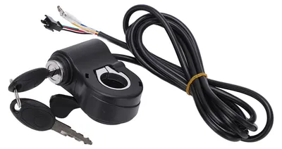 Obrázok produktu pre Univerzálna elektronická páčka/akcelerátor pre elektrické bicykle a skútre, kompatibilná s napätím 12V-72V, slúži na ovládanie rýchlosti