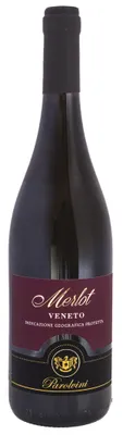 Produktbild von Merlot del Veneto IGP | Trockener Rotwein aus Venezien von ParolVini | 0,75 l. Flasche