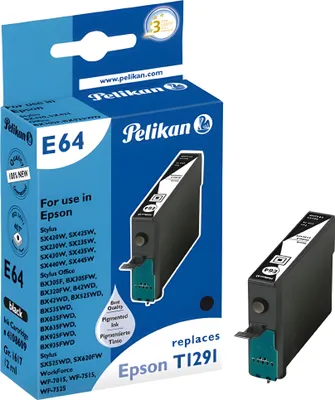 Produktbild von Pelikan Patrone Epson E64 T1291 schwarz kompatibel