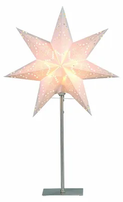 Produktbild von Star Tischlampe Sensy Mini, Metallfuß, Cremeweiß, H: 55x34 cm