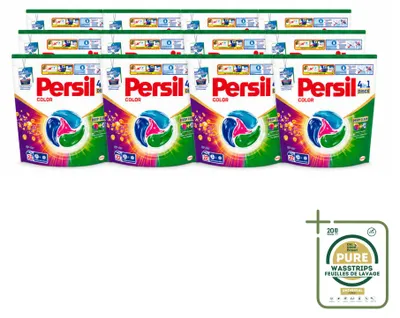 Produktbild von 12 x Persil Color 4in1 Discs - Waschmittel-Capsules für Buntwäsche - Vorratspackung - 12 Stücke