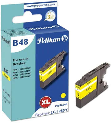 Imagen del producto de Pelikan Printing 1071170787 Pelikan Tinte 107110787 ersetzt brother LC-1280XL, gelb