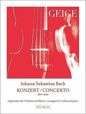 Produktbild von Konzert D-Dur für 3 Violinenund Streicher für