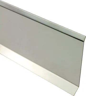Produktbild von Sockelleiste Edelstahl Fußbodenleisten V2A L250cm 60mm glänzend