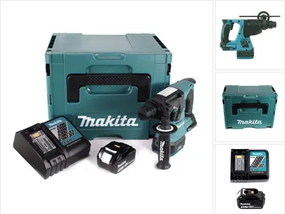 Produktbild von Makita DHR 242 RF1J Akku Bohrhammer 18V 2,4J SDS-plus Brushless + 1x Akku 3,0Ah + Ladegerät + Makpac