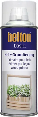 Produktbild von Belton BASIC Holzschutzgrundierung Sprühlack Dose 400 ml