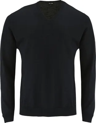 Produktbild von OLYMP modern fit trui wol, V-hals, zwart