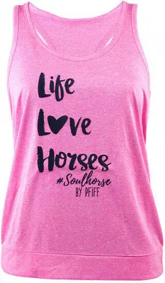 Produktbild von PFIFF TOP ´LIFE `LOVE HORSES´, Größe:L