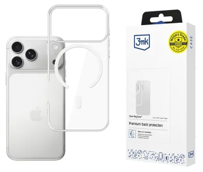 Image de Étui 3mk Clear MagCase pour Apple iPhone 17 Pro Max - transparent