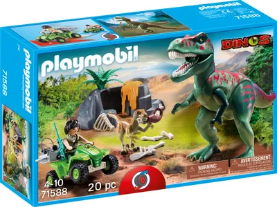 Produktbild von PLAYMOBIL Dinos Tyrannosaurus Rex mit Explorer 71588 Spielzeug Safari