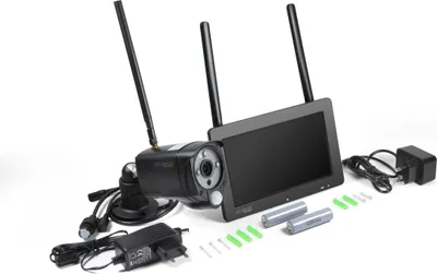 Produktbild von Technaxx TX-128 4880 Funk, Kabellos, WLAN IP-Funk-Überwachungs-Set 4-Kanal mit 1 Kamera 1920 x 1080 Pixel (4880)