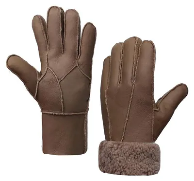 Produktbild von Herren Lederhandschuhe - Warm mit Schafwollfutter