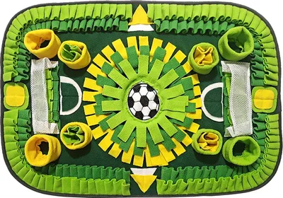 Produktbild von Olfactor-Teppich für Hunde groß 75 x 50 cm - Snuffle Mat faltbar interaktive Hundetraining grün