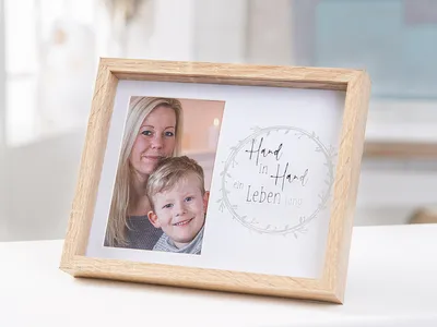Produktbild von Gilde MDF Fotorahmen "Hand in Hand"