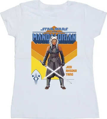 Produktbild von Star Wars - "The Mandalorian Jedi" T-Shirt für Damen BI43203 (XL) (Weiß)