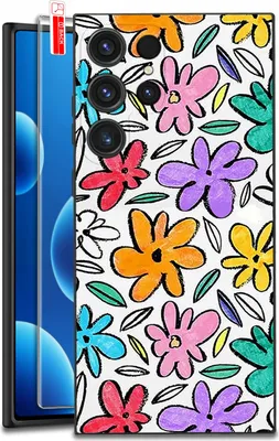 Obrázok produktu pre Puzdro pre Samsung Galaxy S24 Ultra | DIZAJNY | SILIKÓNOVÉ MATNÉ PUZDRO + SKLO 9H