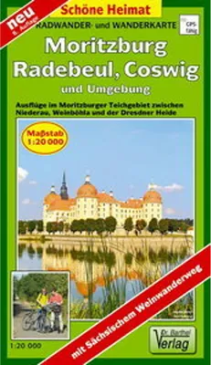 Obrázok produktu pre Moritzburg, Radebeul, Coswig a okolie 1 : 20 000. cyklistická a turistická mapa