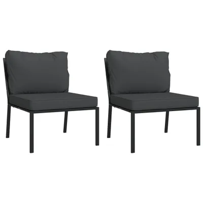 Zdjęcie produktu dla VidaXL 362717, Czarny, Szary, Stal, 110 kg, Dorośli i dzieci, 600 mm, 740 mm